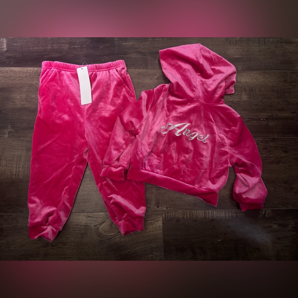 ‼️‼️ SOLD ‼️‼️ Velour Hoodie and Jogger Set